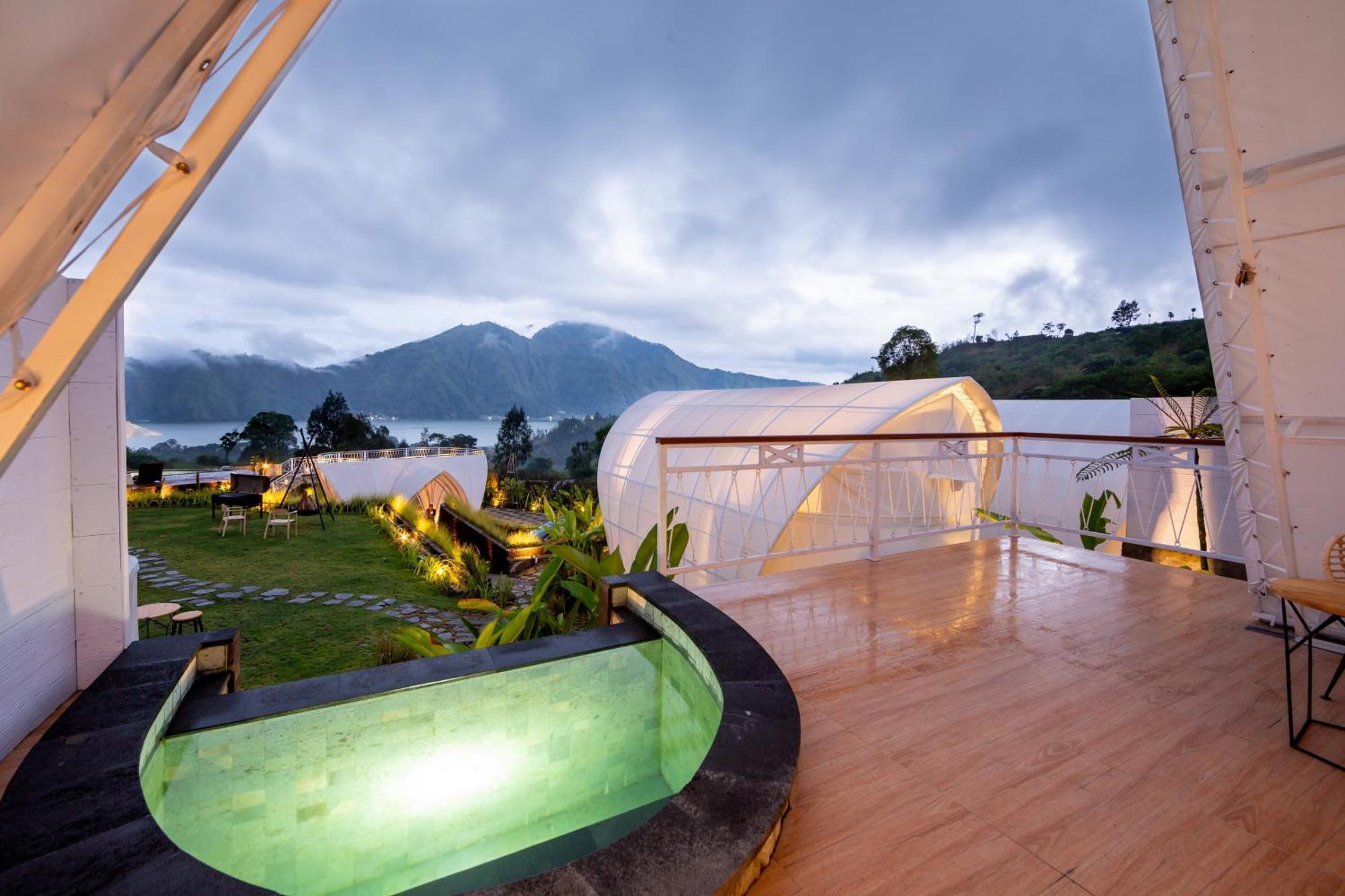 The Dewi Kintamani Luxury Glamping And Natural Hotspring Eksteriør billede