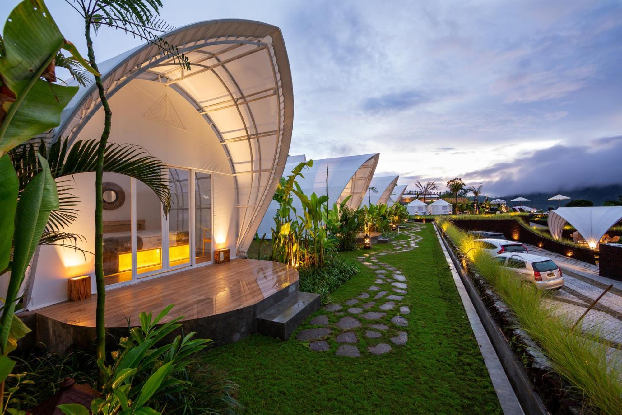 The Dewi Kintamani Luxury Glamping And Natural Hotspring Eksteriør billede