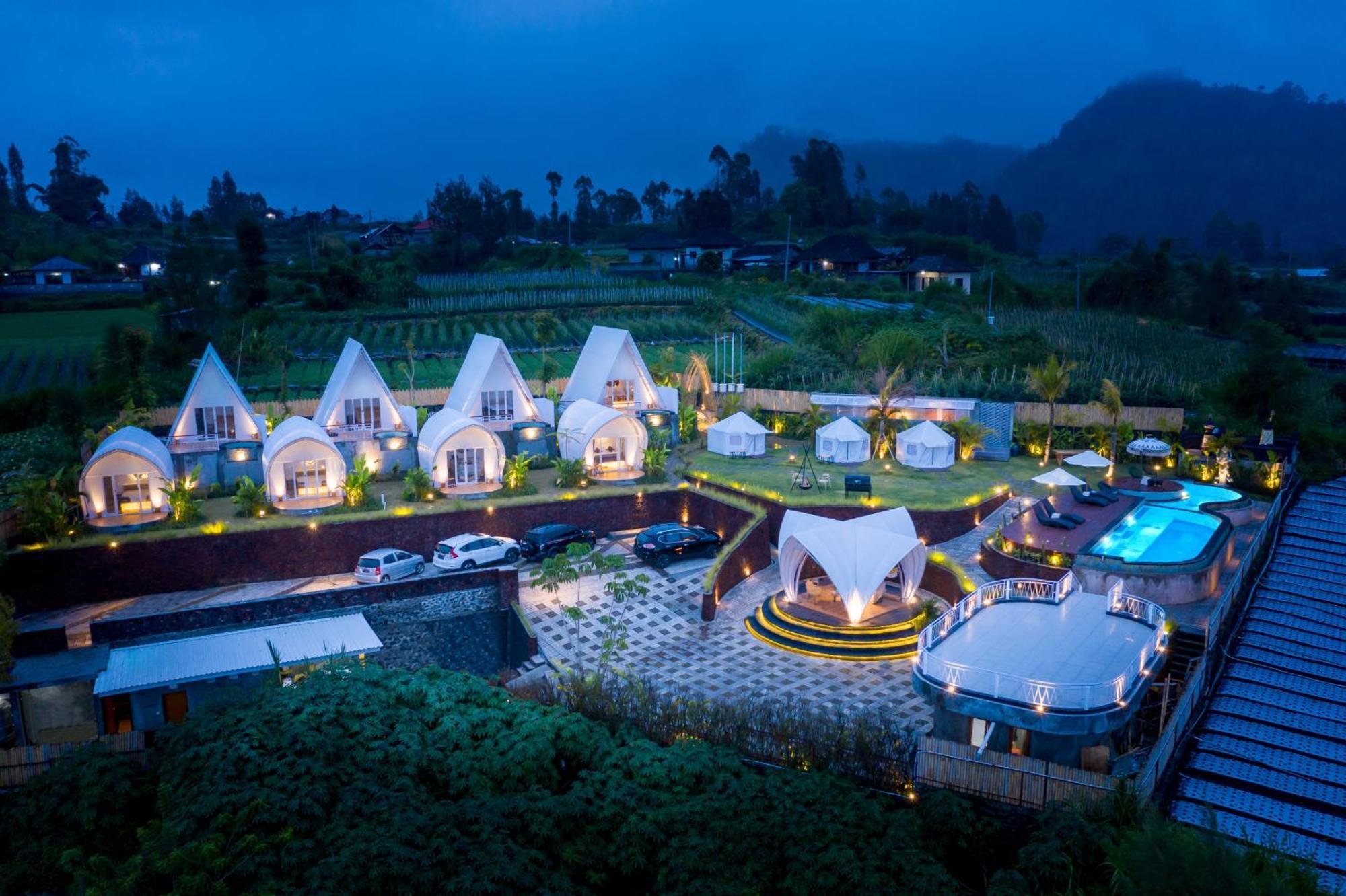The Dewi Kintamani Luxury Glamping And Natural Hotspring Eksteriør billede