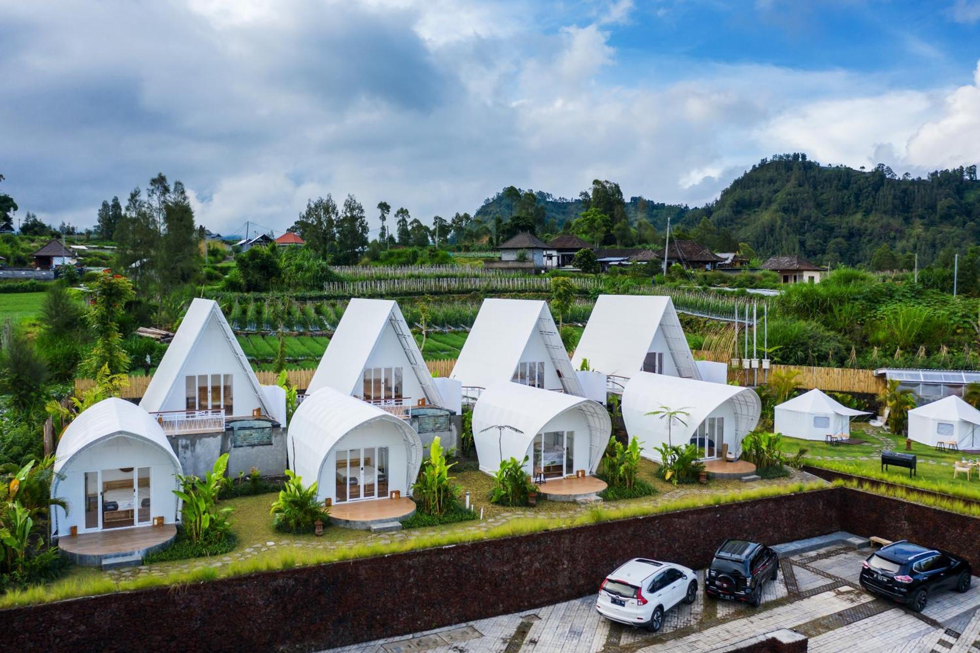 The Dewi Kintamani Luxury Glamping And Natural Hotspring Eksteriør billede
