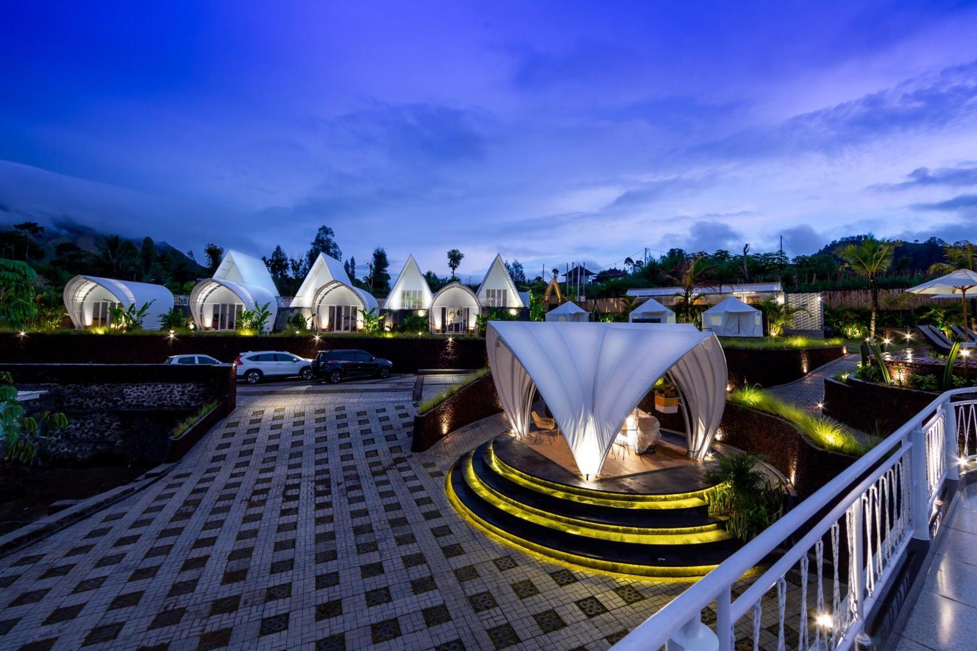 The Dewi Kintamani Luxury Glamping And Natural Hotspring Eksteriør billede