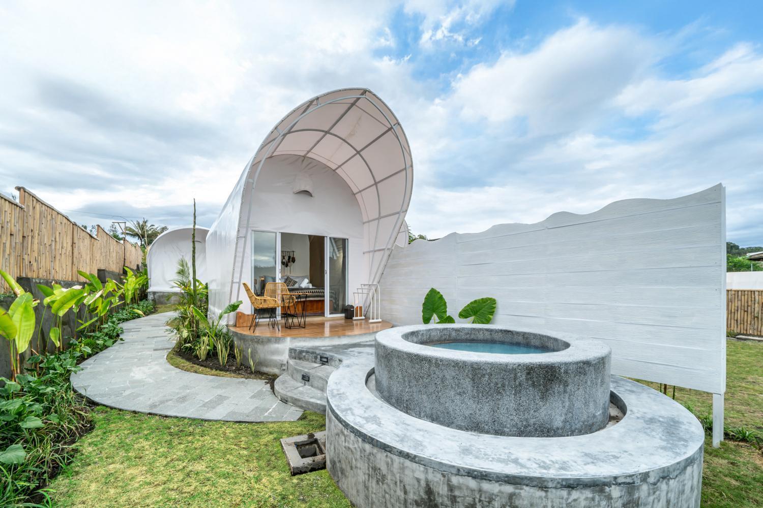 The Dewi Kintamani Luxury Glamping And Natural Hotspring Eksteriør billede