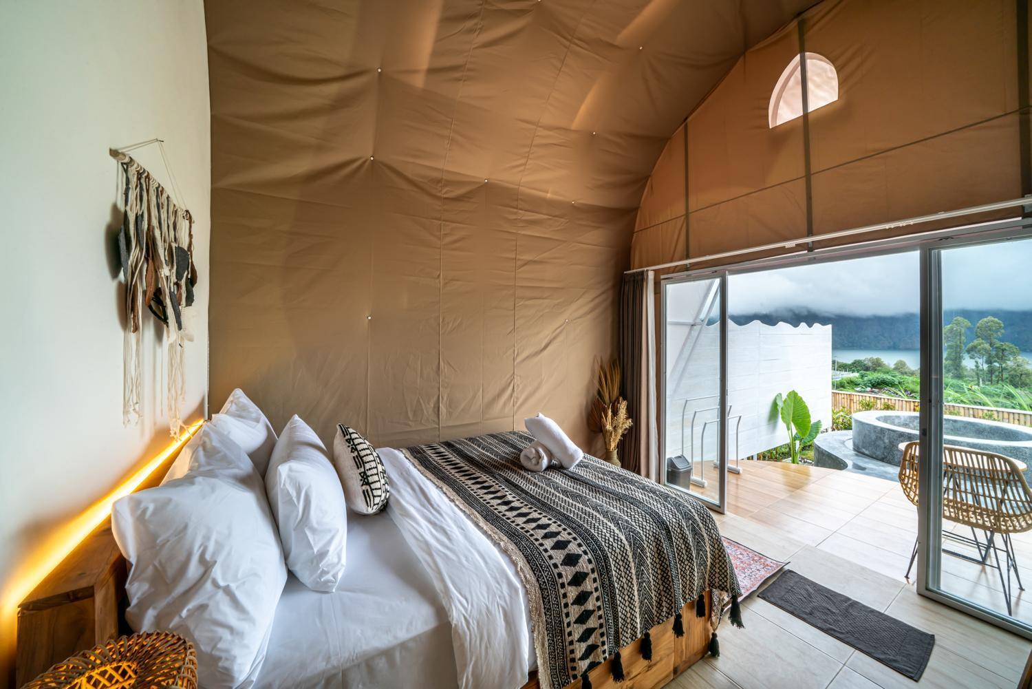 The Dewi Kintamani Luxury Glamping And Natural Hotspring Eksteriør billede