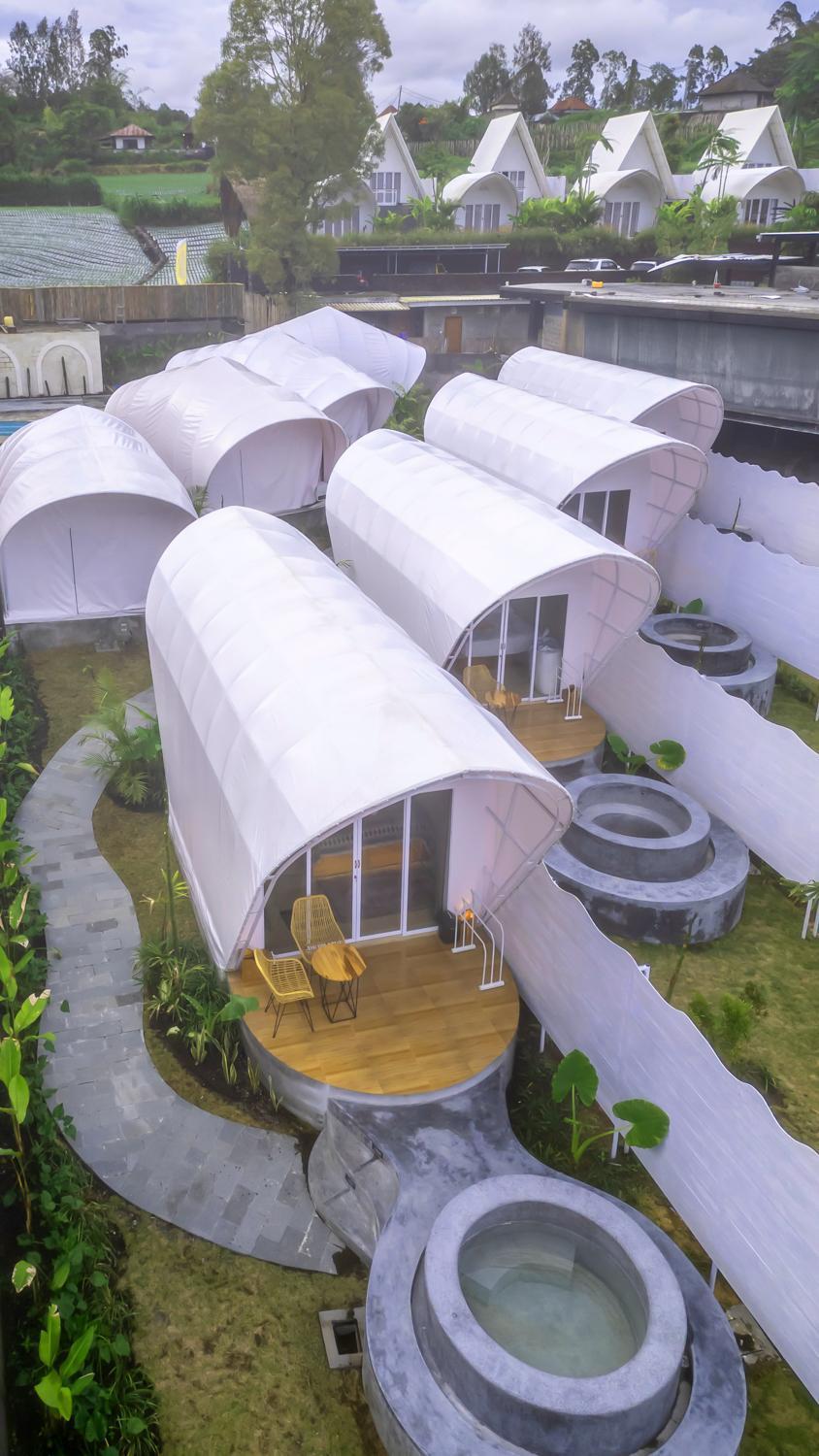 The Dewi Kintamani Luxury Glamping And Natural Hotspring Eksteriør billede